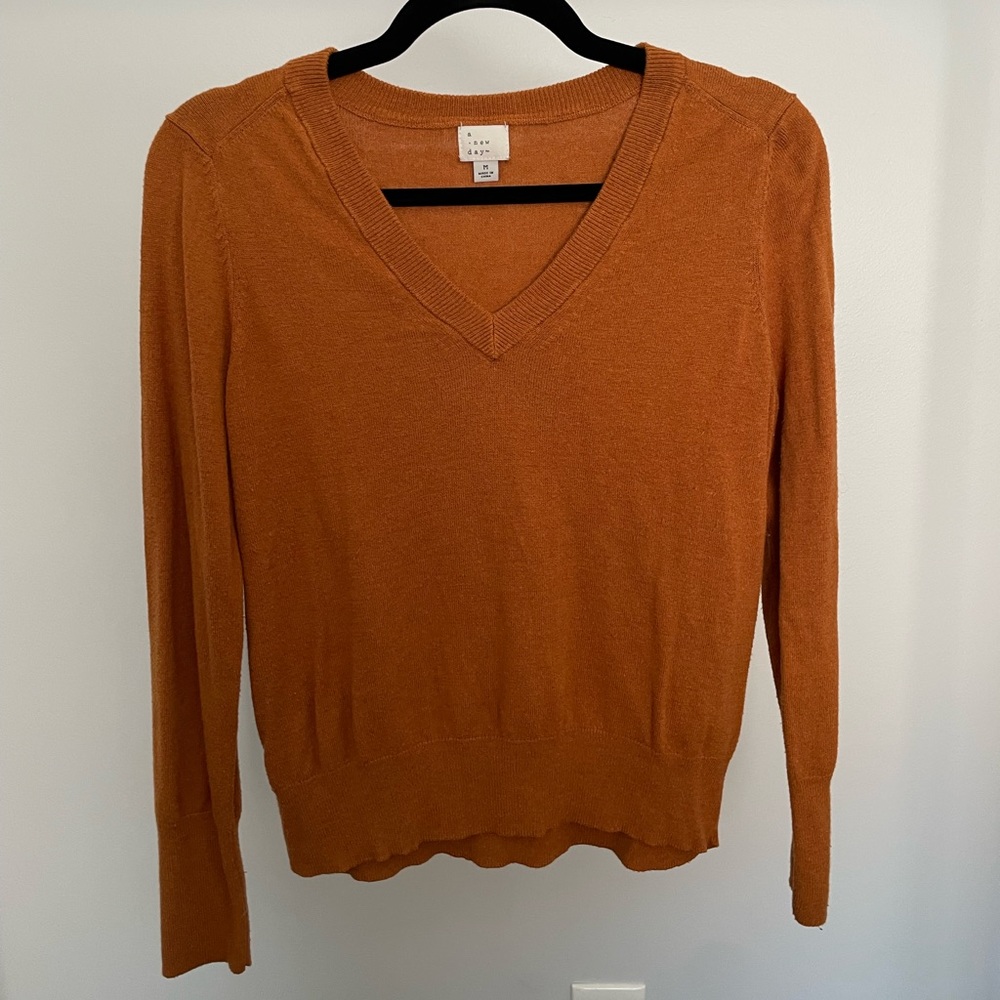 A New Day v-neck sweater